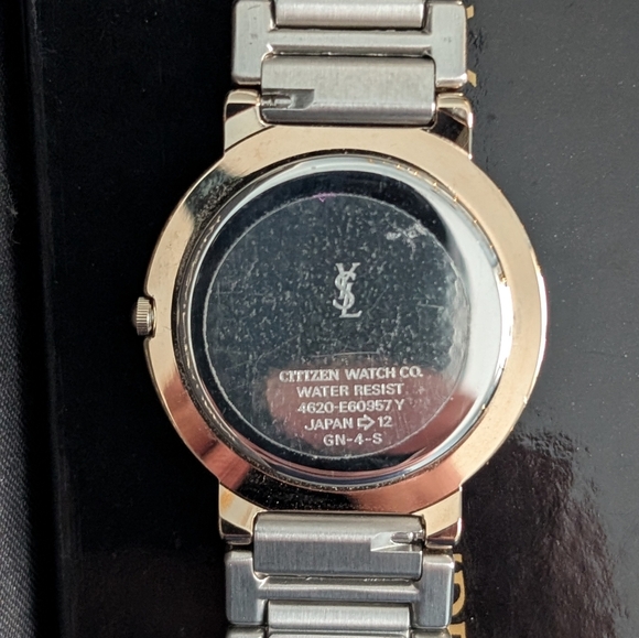 Yves Saint Laurent Gold and Silver Watch‎ Set (His And Her) - Picture 10 of 12